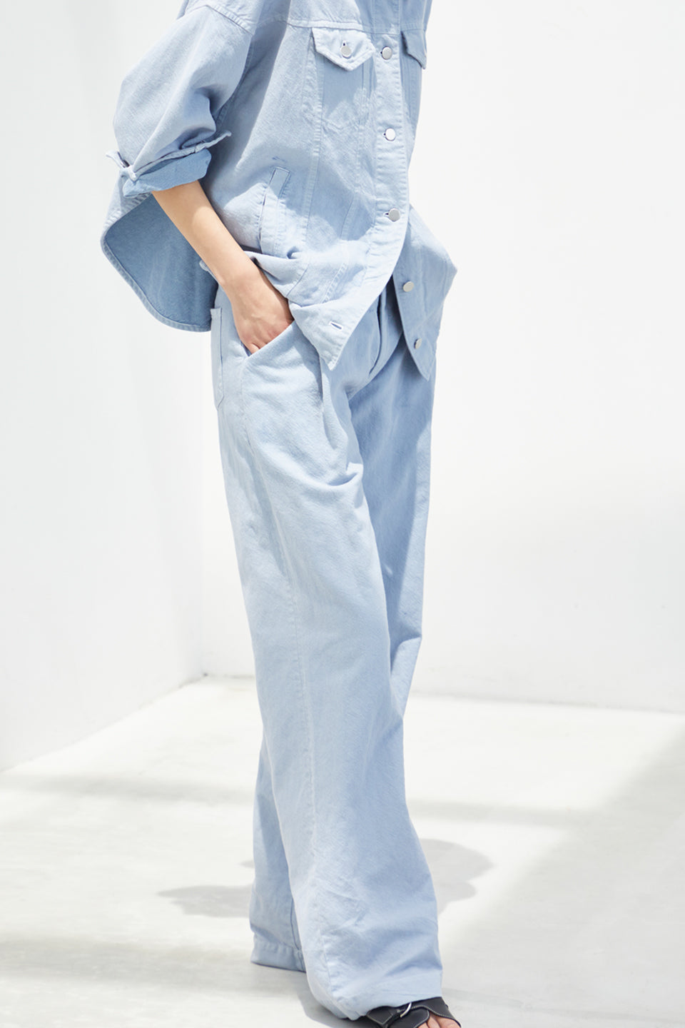 HINOKI DENIM PANTS -BLUE-
