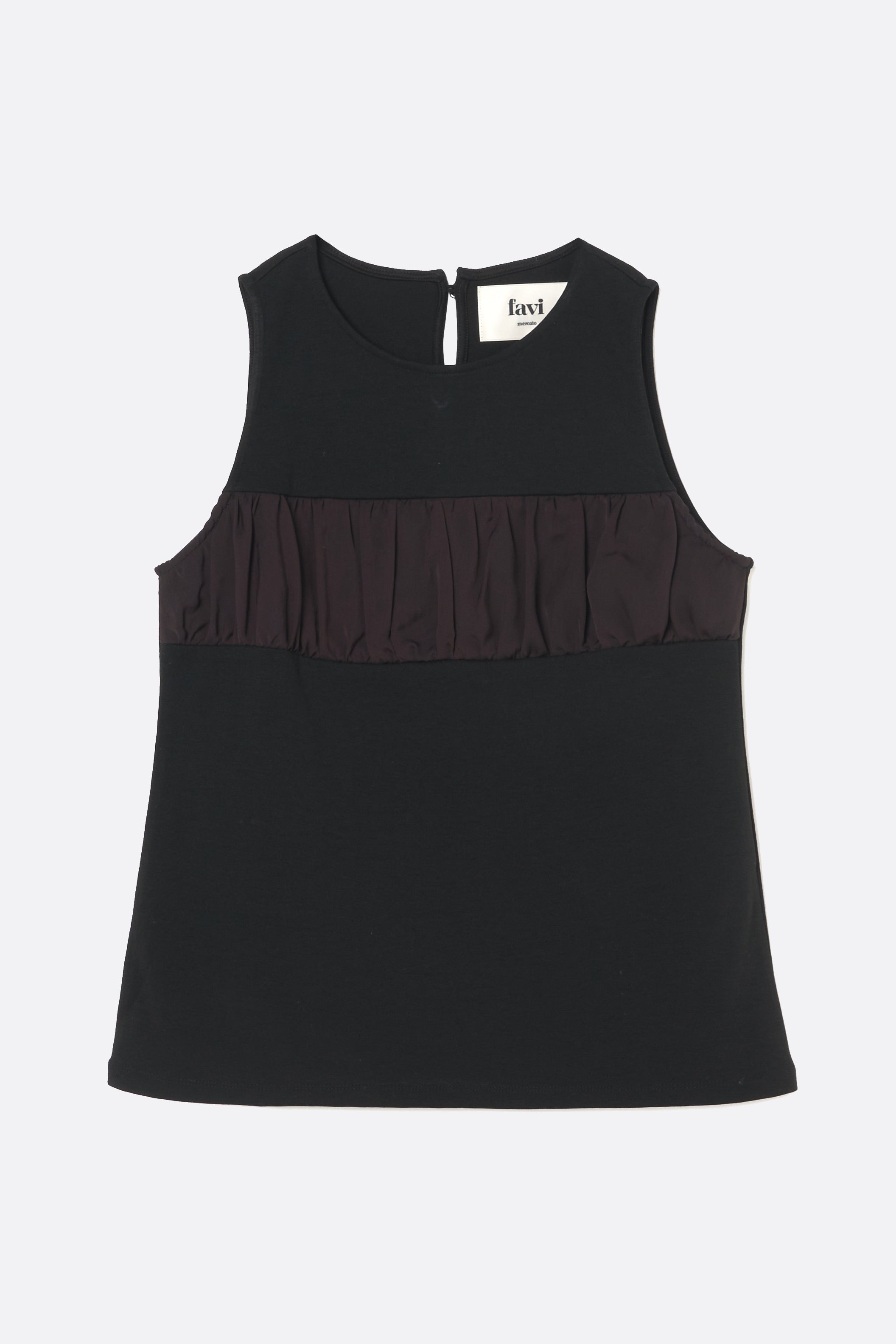 PLA SLEEVELESS GATHER TOP