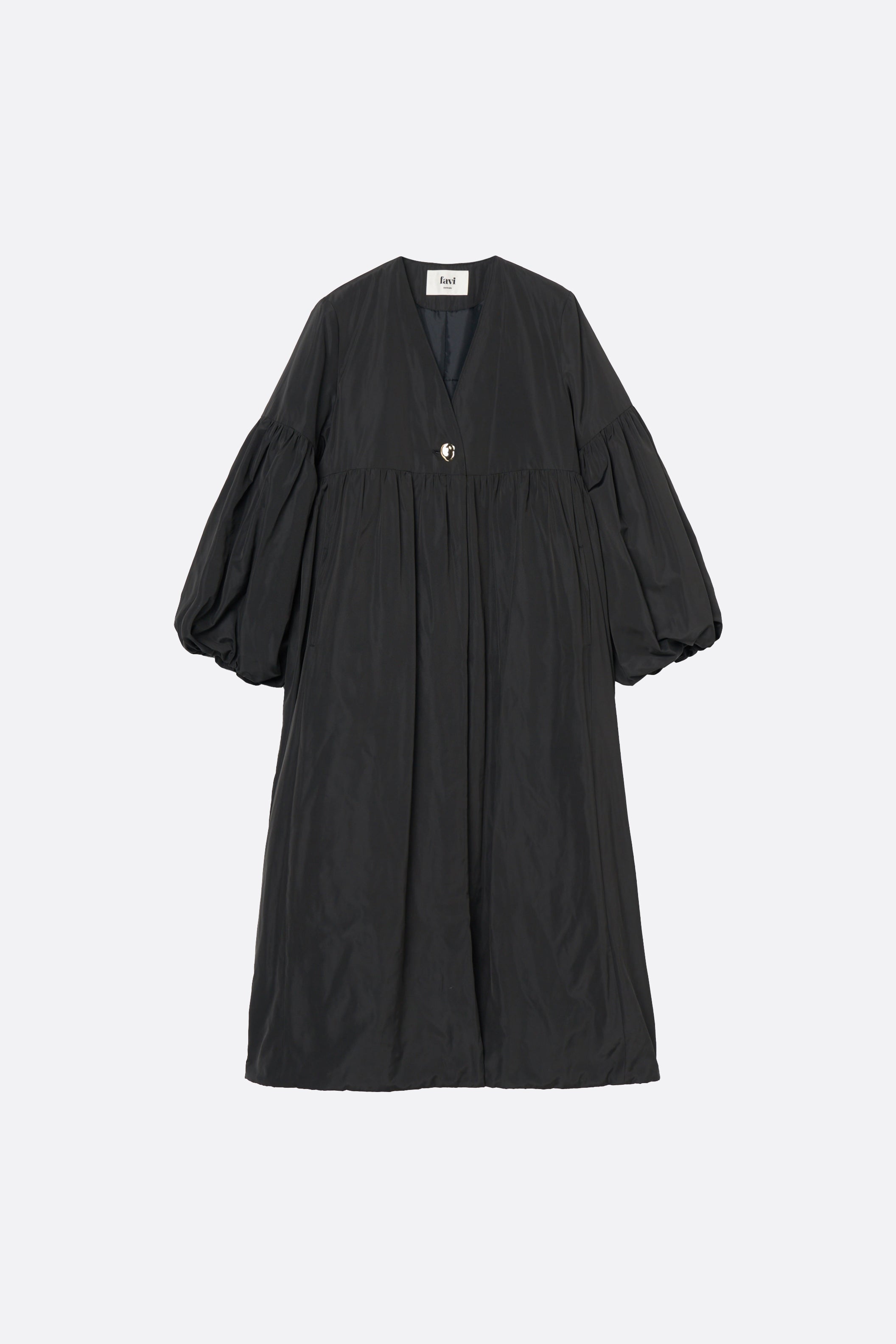 KAPOK PADDED : LANTERN SLEEVE COAT