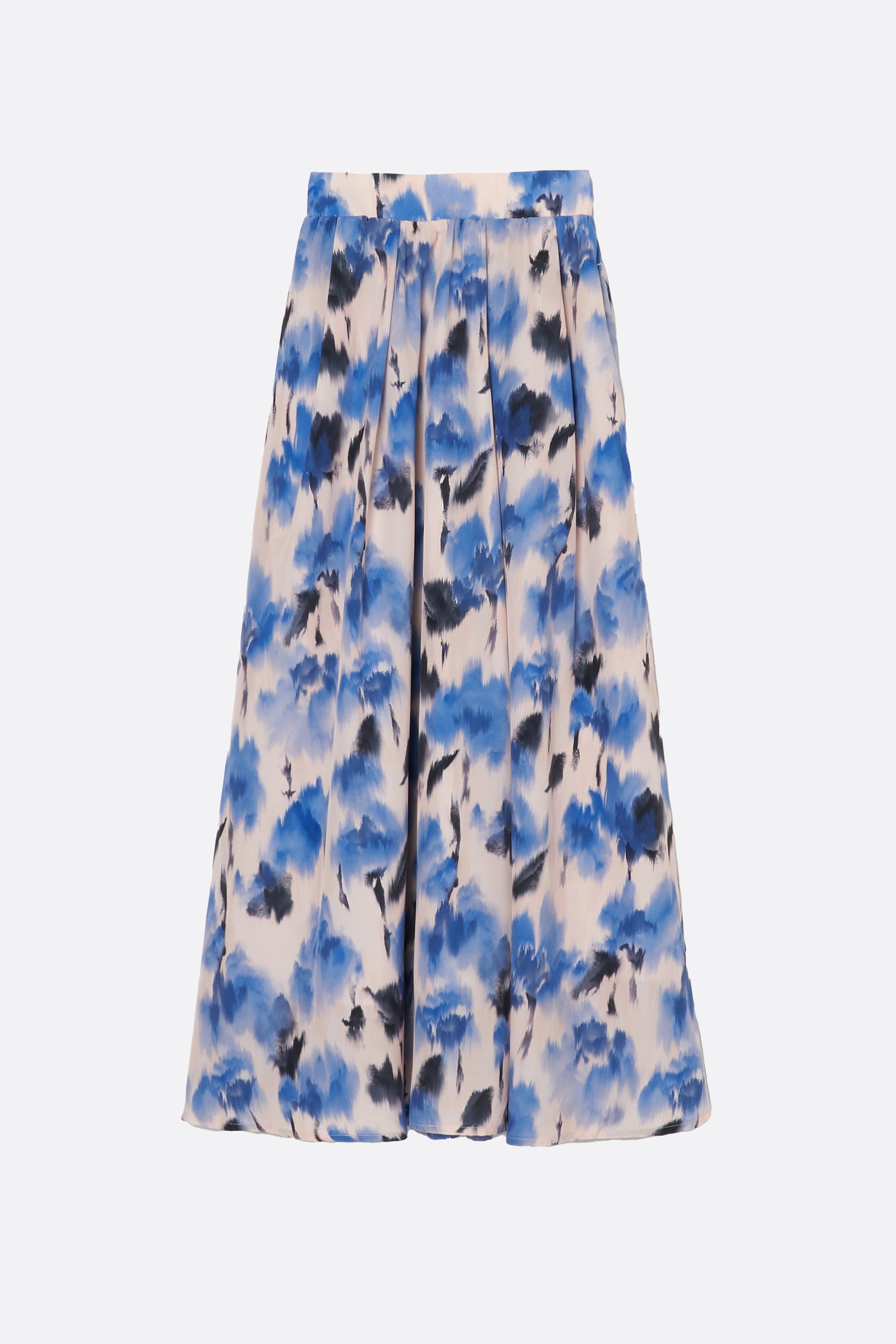 PRINT FLARE SKIRT