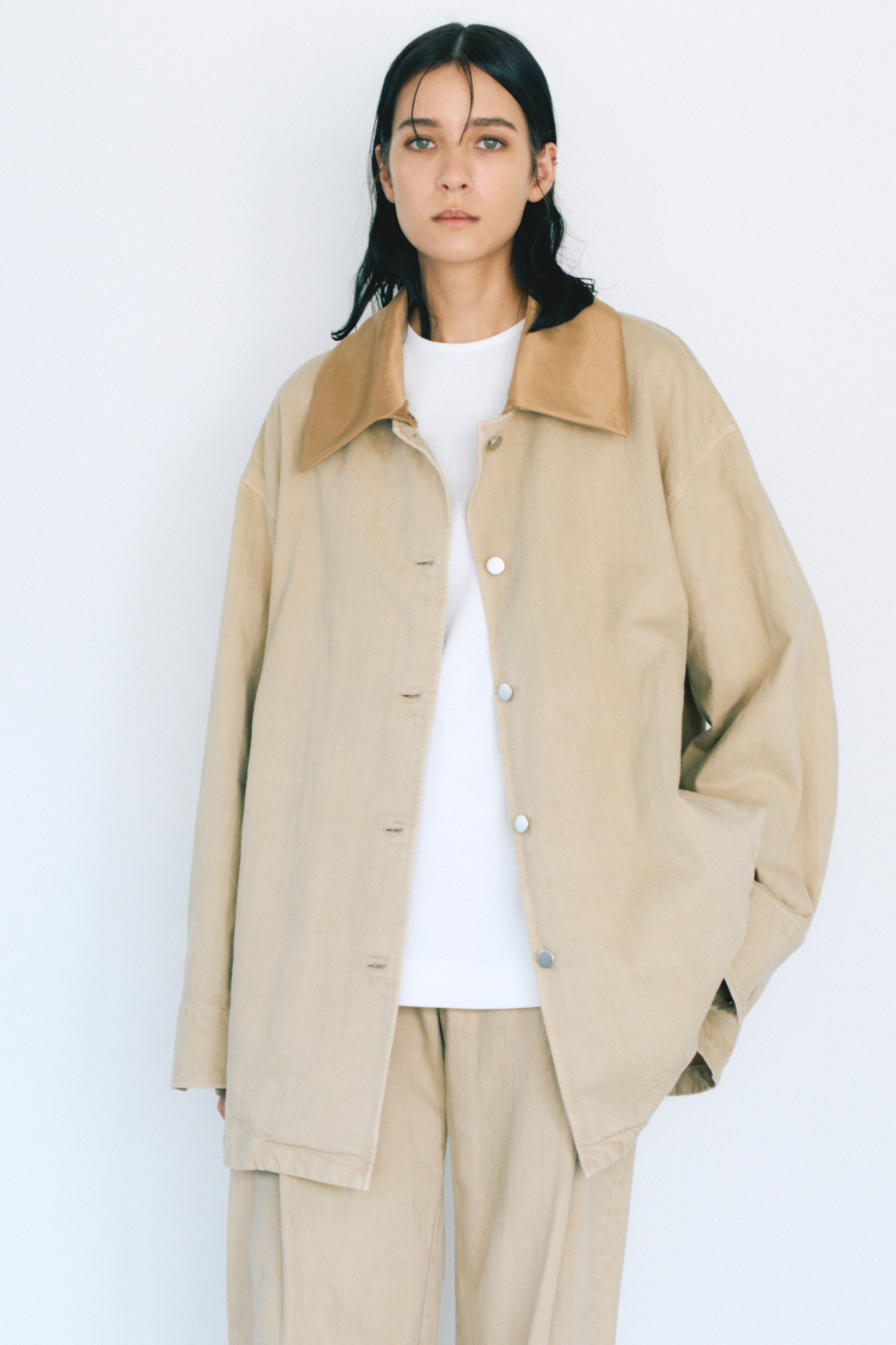 【PRE ORDER】ORGANIC COTTON DENIM COAT-DEKOPON-