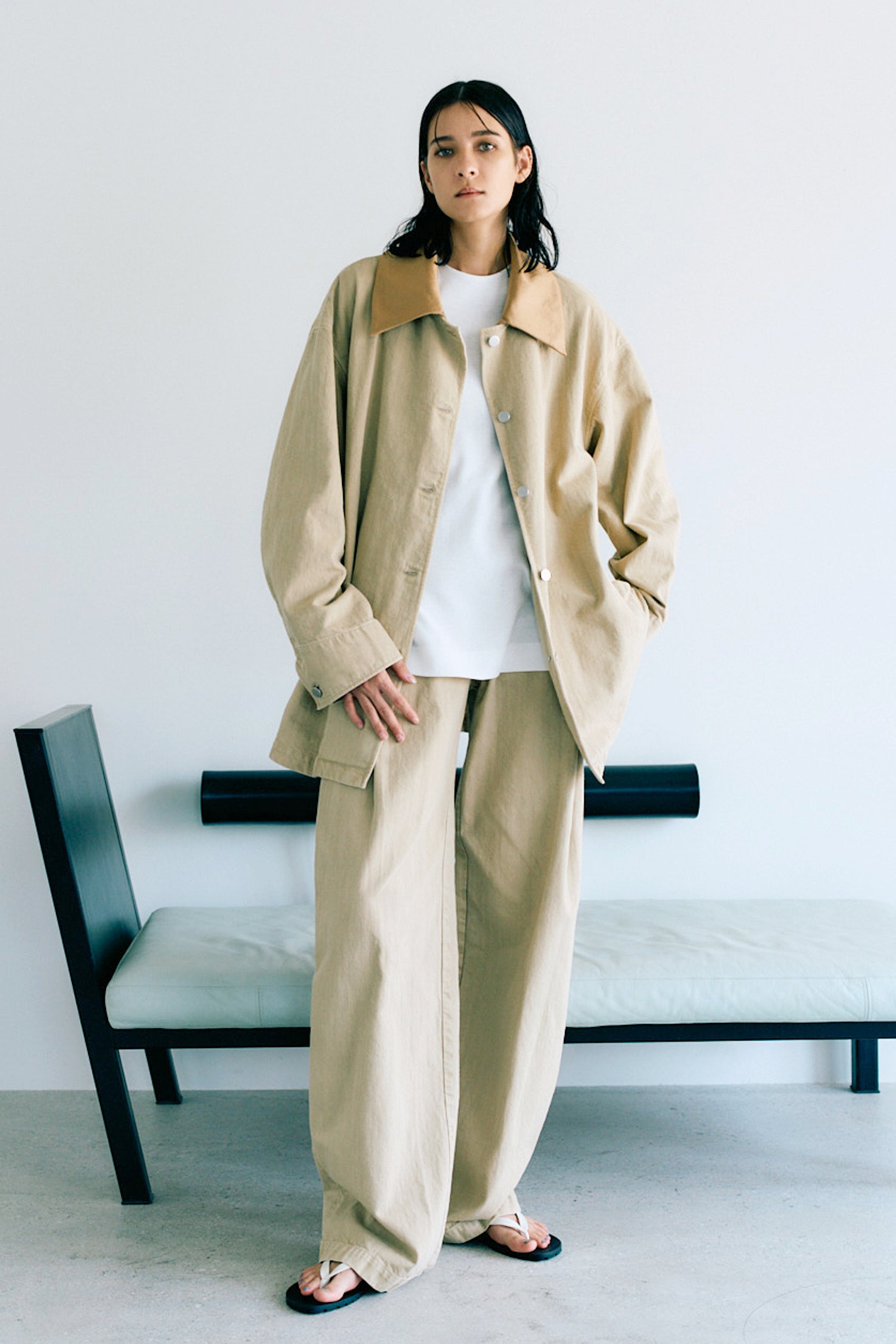 【PRE ORDER】ORGANIC COTTON DENIM PANTS-DEKOPON-