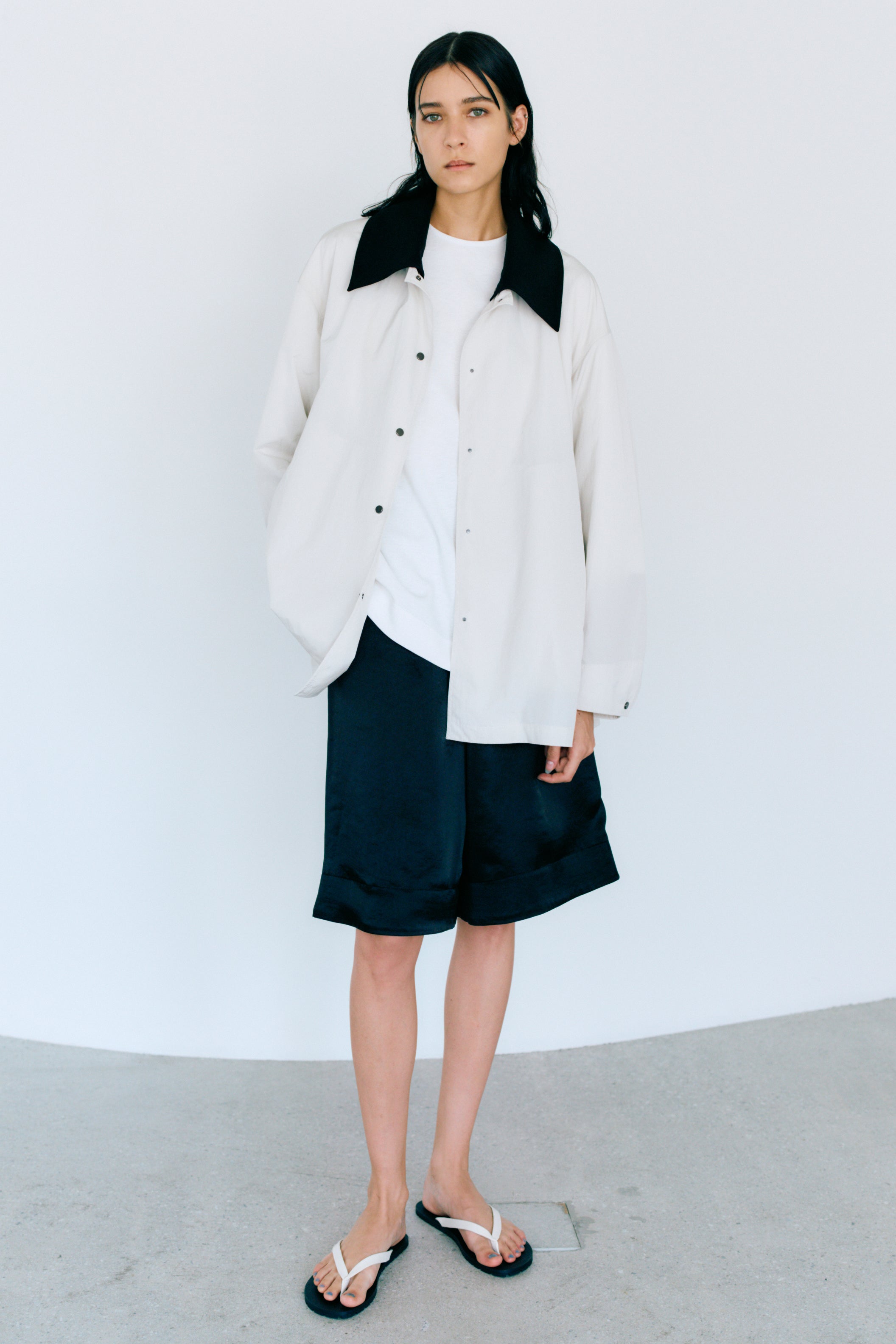 【PRE ORDER】 TRIACETATE SATIN BERMUDA PANTS